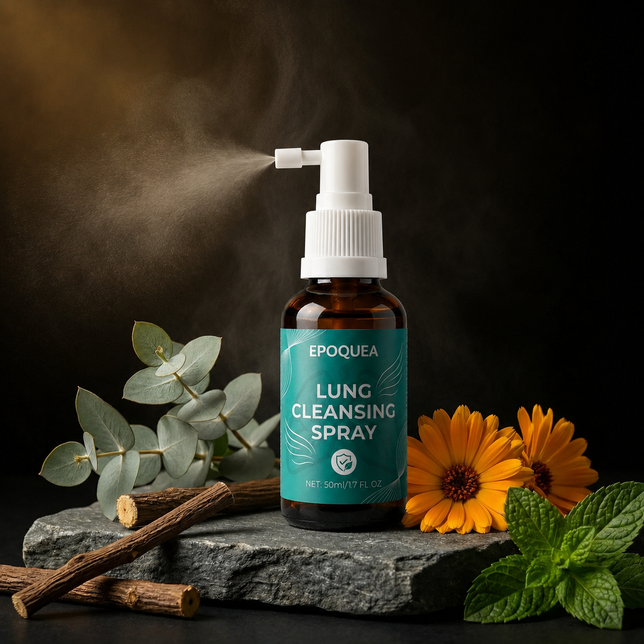 4. Four Natural Botanicals. One Spray.