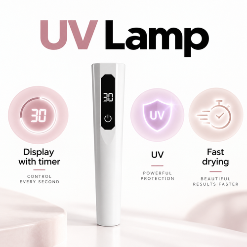 Uv lamp with display