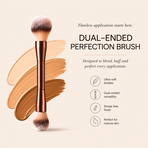 Dual-ended perfection brush