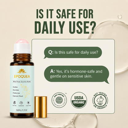 Epoquea | Cold Pressed Organic Castor Oil Roll-On in Amber Glass