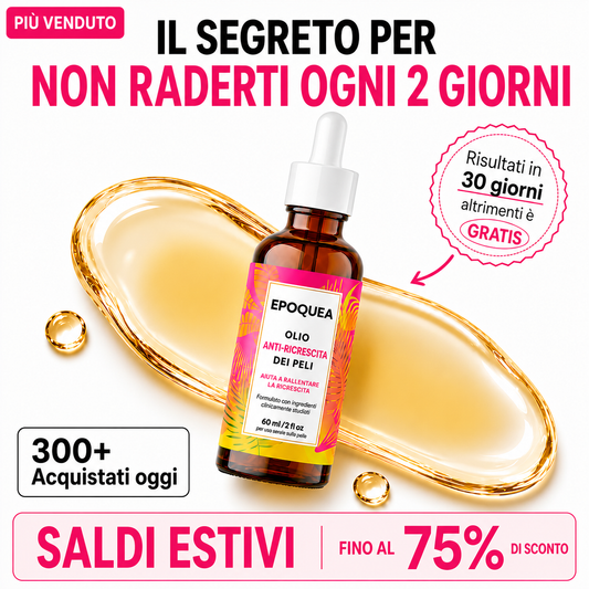 Olio Anti-Ricrescita Peli