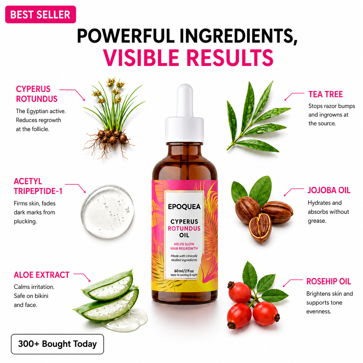 Anti-Hair Growth Oil