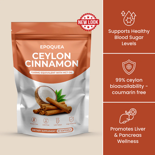 Ceylon Cinnamon 7200mg Equivalent with MCT Oil